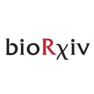 bioRxiv logo: black lowercase letters with a red capital R
